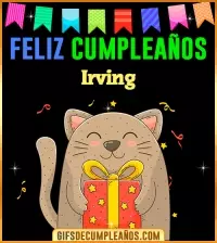 GIF Feliz Cumpleaños Irving